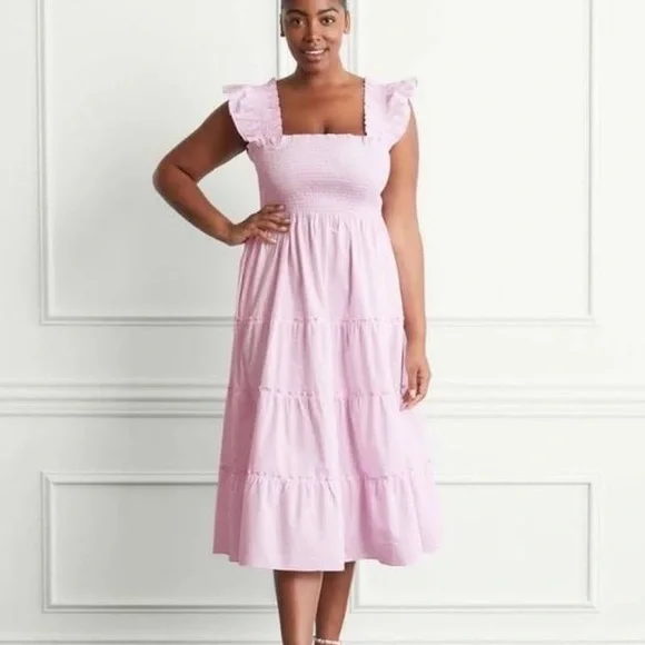 Hill House Ellie Nap Dress Pink Gingham NWT XXL - Picture 5 of 16